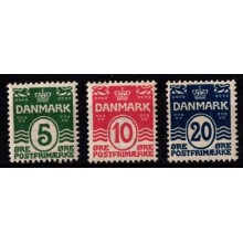 1912 - Danmark - AFA 64-66 - Frimærke - Postfrisk.